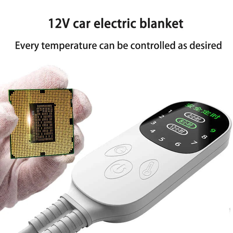 12V Car Electric Blanket Seat Cushion Sleeper Warm Heater Warm Bed RV Heater Heating Cushion Travel Blanket for Car Accessory