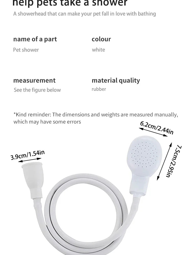 Faucet Extender External Showerhead Hair Wash Pet Bathing Multifunctional Portable Dormitory Simple Shower Nozzle