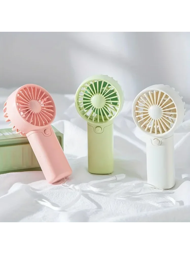 Protable Mini Fan Convenient Creative Small Fan Handheld Pocket Hand-held Fan Lightweight Adjustable Cute Small Fa