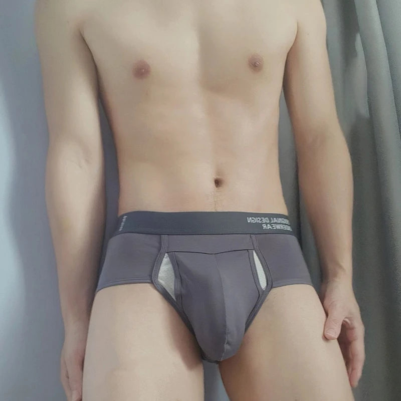 Men's Cotton Briefs High Quality Comfortable Underpants Breathable Soft Underwear Male Large Size U Bulge Pouch Panties Cueca