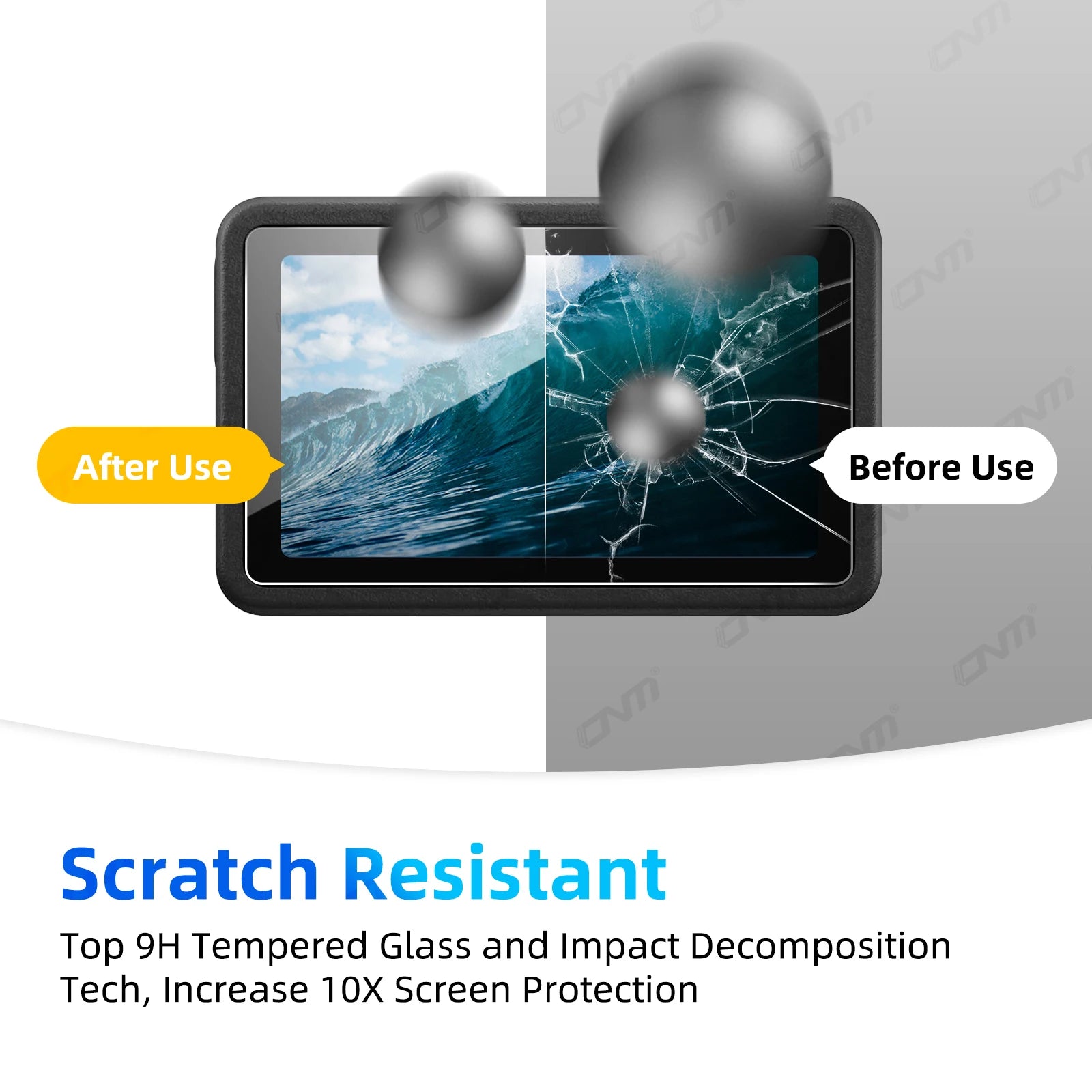 [9PCS] Screen Protector for DJI Osmo Action 5 6 Pro Ultra-Clear Tempered Glass Camera Lens Screen Protector Film Accessories Set