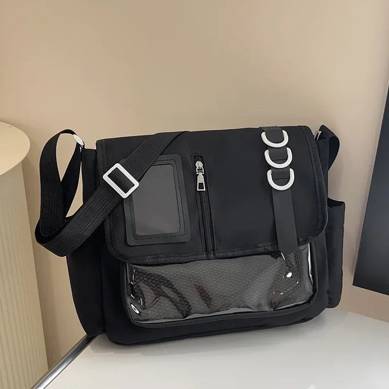 Y2K Fashion Transparent Ita Bag Backpack Style