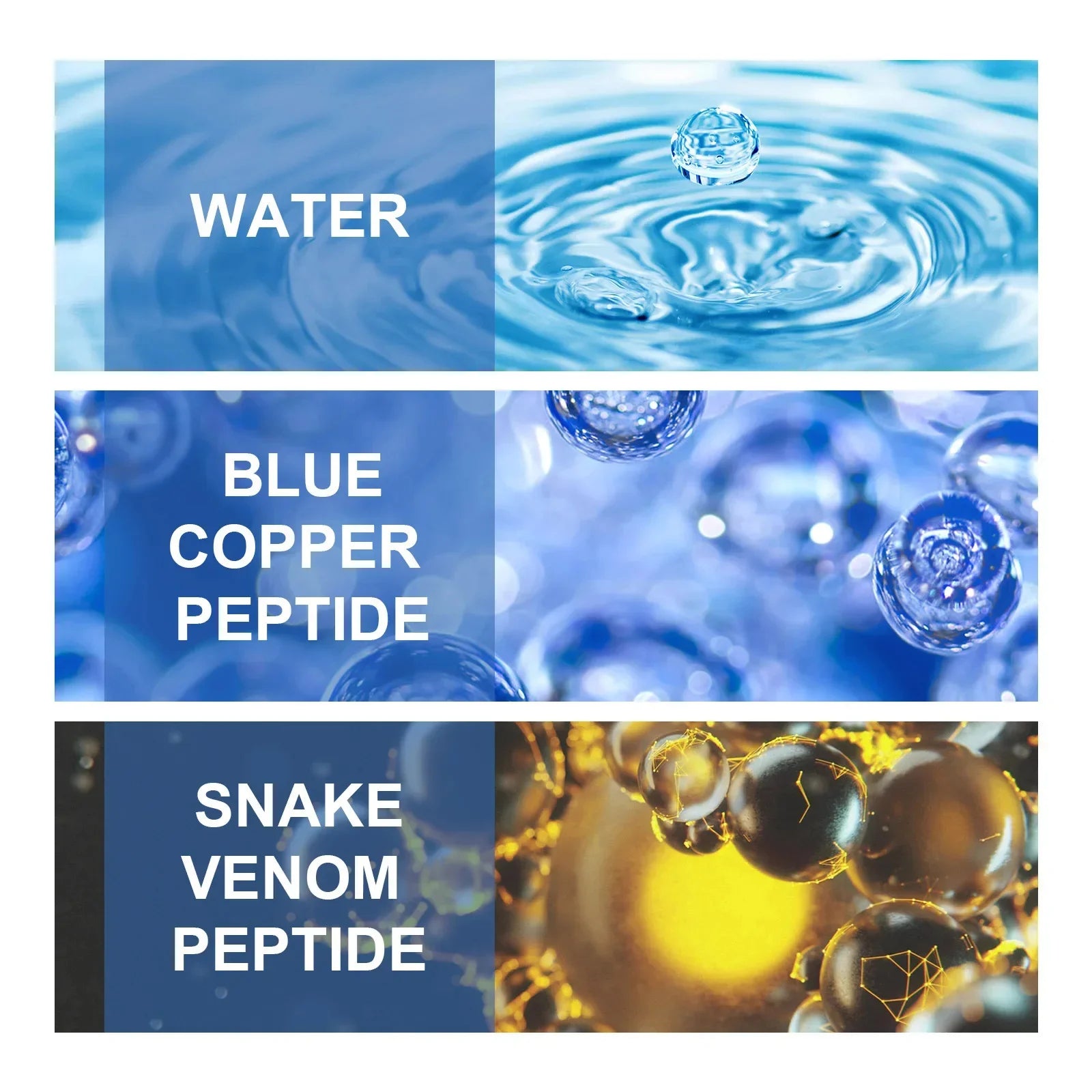 Blue Copper Peptide Wrinkle Remover Serum Instant Firming Lifting Anti-Aging Fade Fine Lines Whitening Korean Skin Care Products