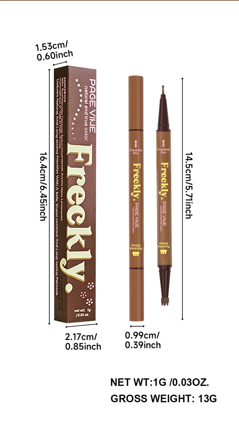Dual-Head Waterproof Freckle Stamp Pen