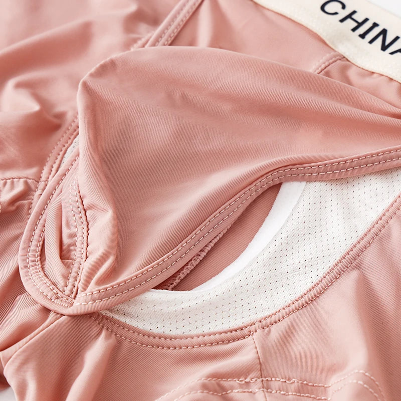 Open Front Underwear Men Sexy Men's Boxer Shorts Panties Breathable Pouch Bulge Underpants Male