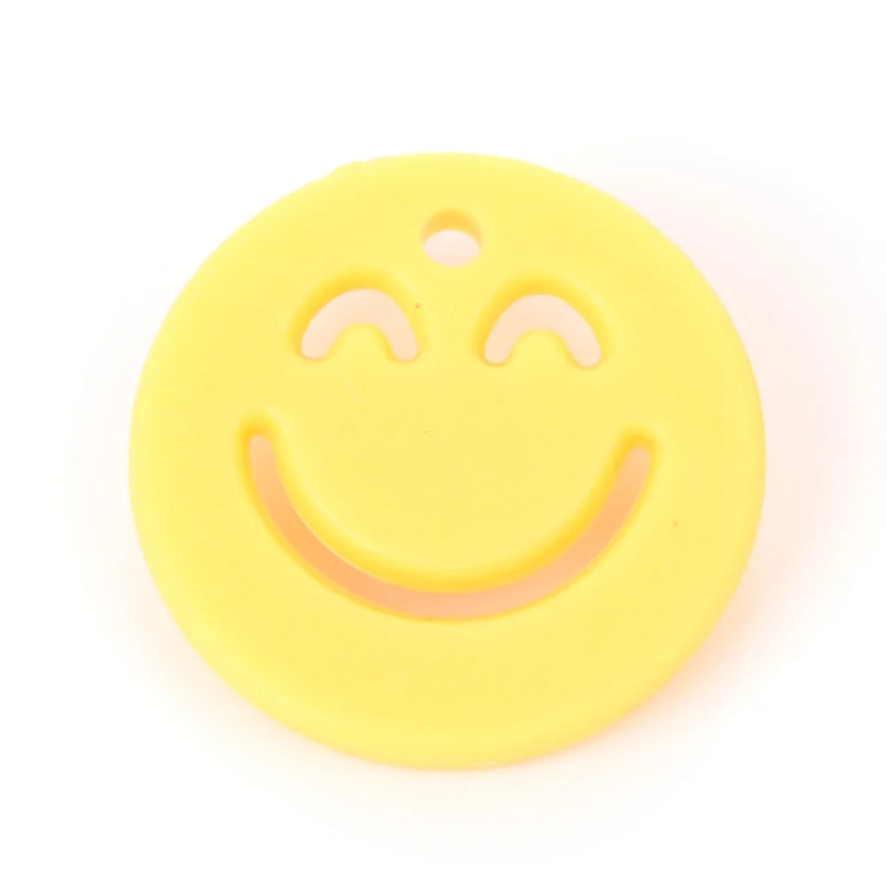 20pcs Acrylic Colorful Smile Pendants Accessories Charms Beads for Jewelry Making DIY Earrings Bracelets Necklaces Finding 20mm