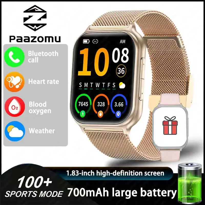 Bluetooth Call Fitness Smart Watch (2026 Model)