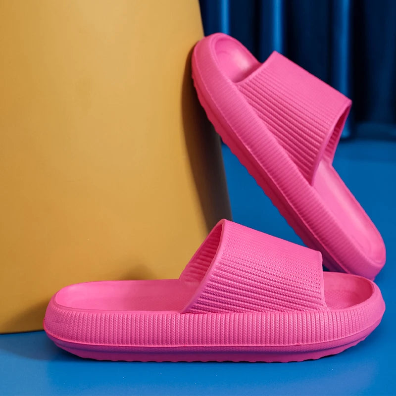 2023 summer slippers Home EVA cloud thick soles women's sandals indoor bathroom non-slip slide women's men's slippers slippers