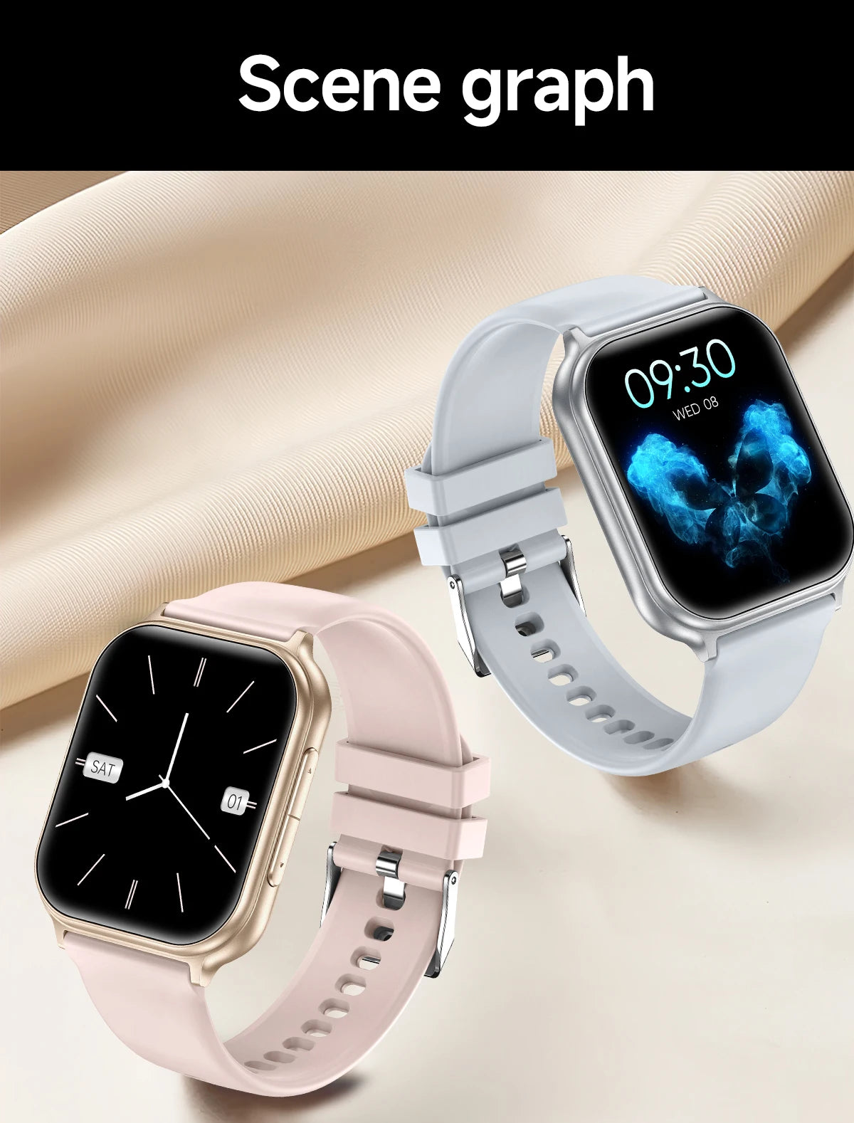Bluetooth Call Fitness Smart Watch (2026 Model)