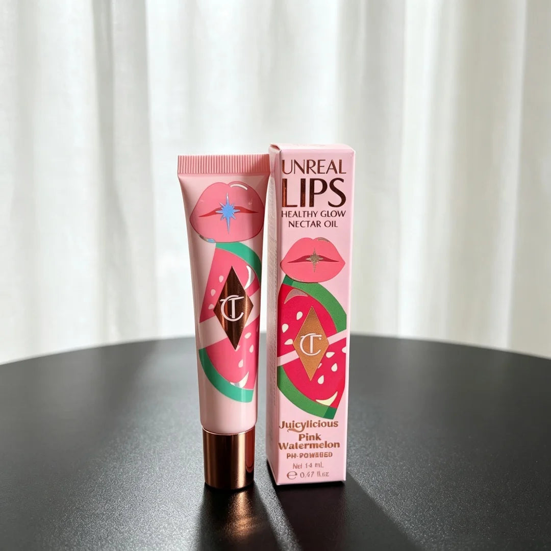Charlotte Tilbury Lip Gloss Moisturizing Hydrating Silky Exfoliating Long-lasting Concealing Everyday Cosmetics With Packaging