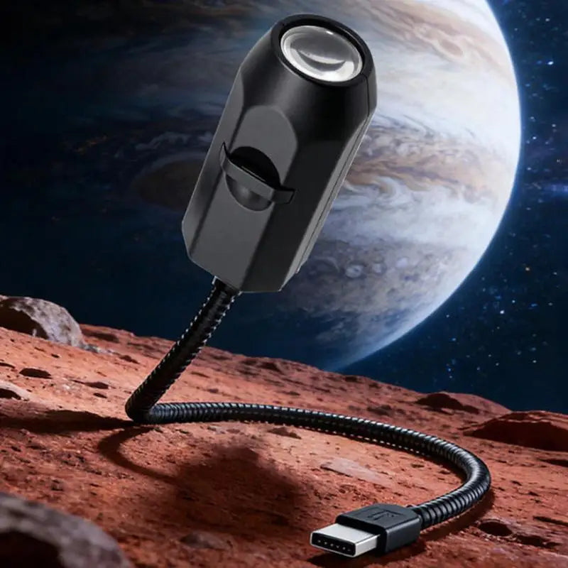 USB Ceiling Moon Earth Projection Atmosphere Light Starry Sky Lamp Night Light Romantic Bedroom Decoration Galaxy Projector·