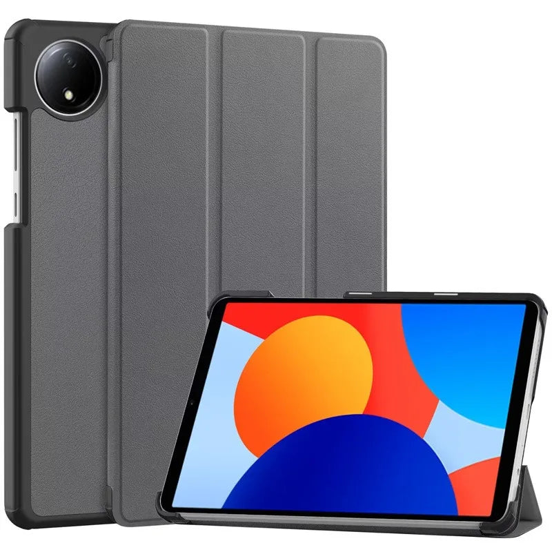 For Xiaomi Redmi Pad SE 8.7 Case 2024 New PU Leather Tri-folding Stand Tablet Cover Funda For redmi pad se 8.7 inch Smart case