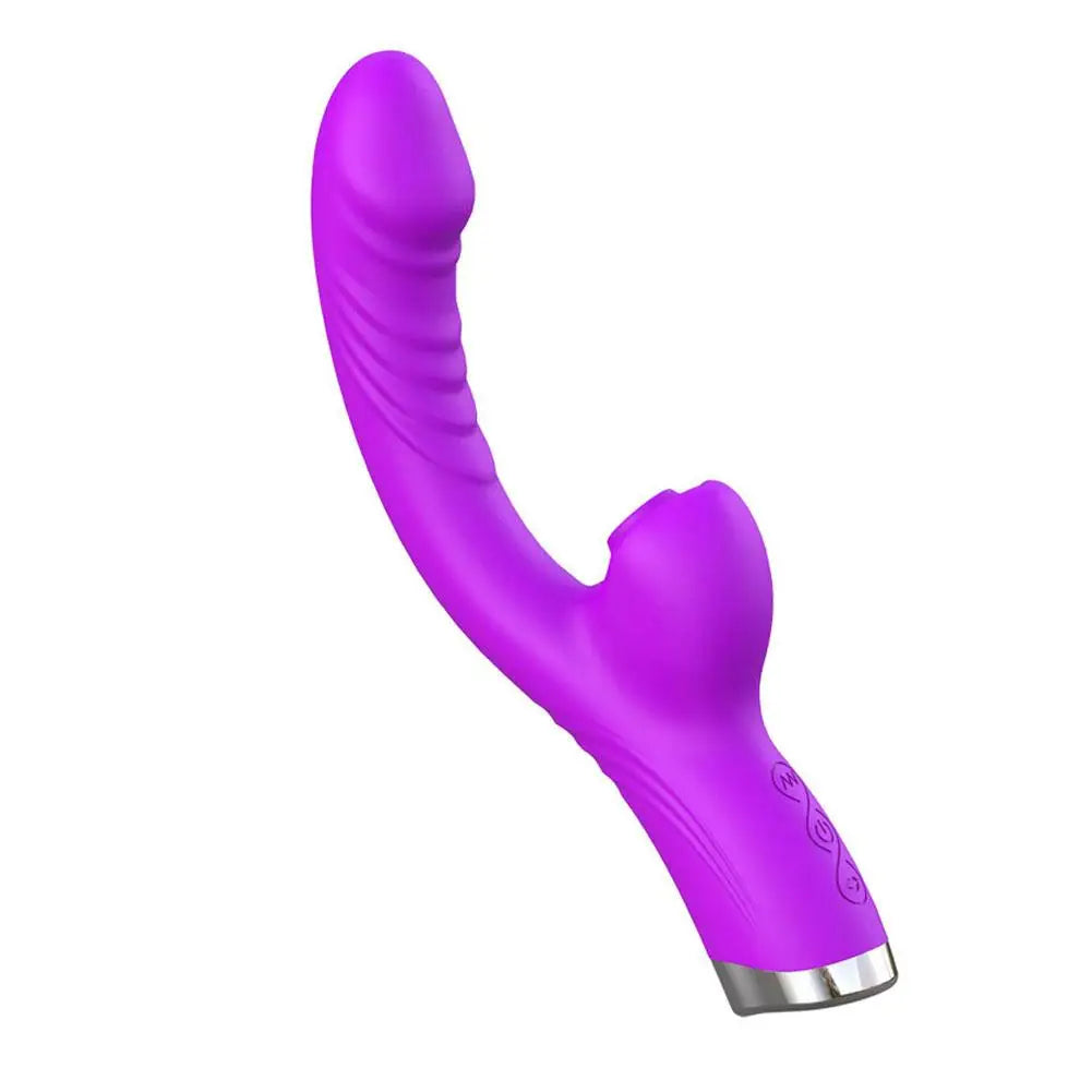 Vibrator For Women 2 In 1 Licking Machine Female G Spot Clitoral Stimulator Vibro Masturbator Goods Adult Women Sex Toys 18+