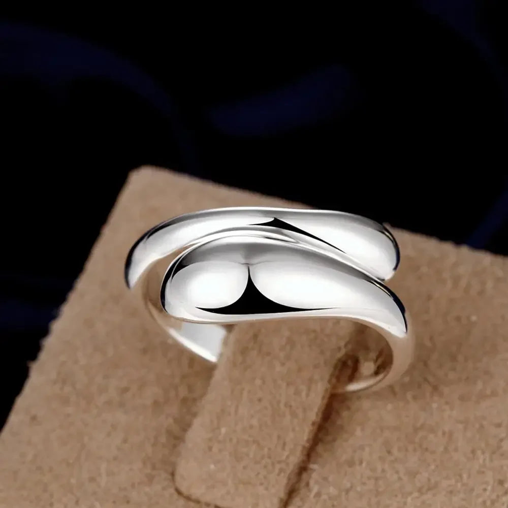 Trending Products Popular Brands 18K Gold Water Drop Rings for Women Fashion Wedding Accessories Party Jewelry Gifts