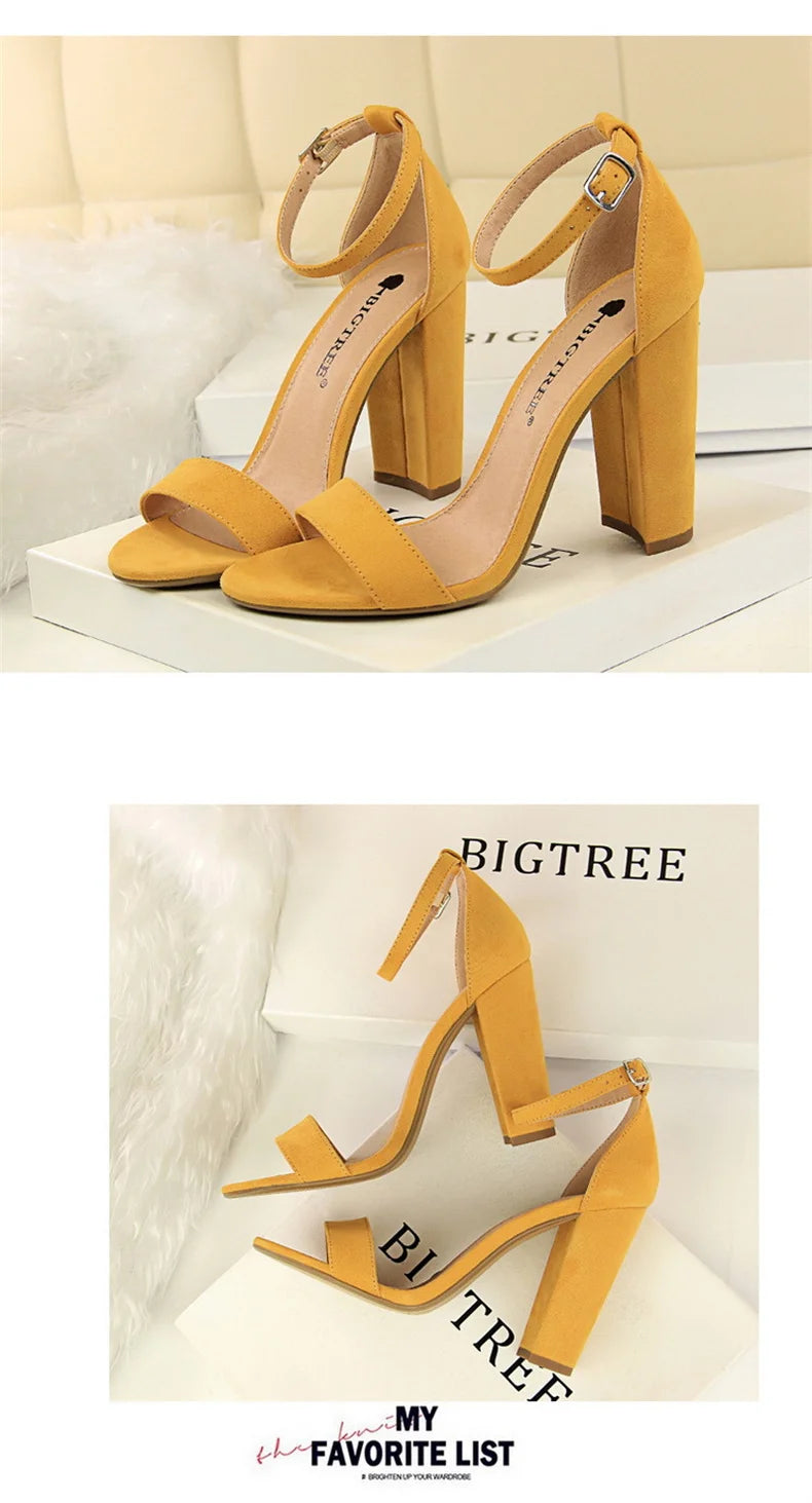 Summer Women’s Gladiator Block Heel Sandals