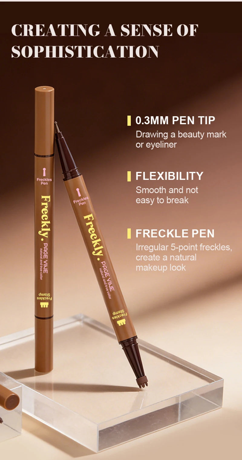 Dual-Head Waterproof Freckle Stamp Pen