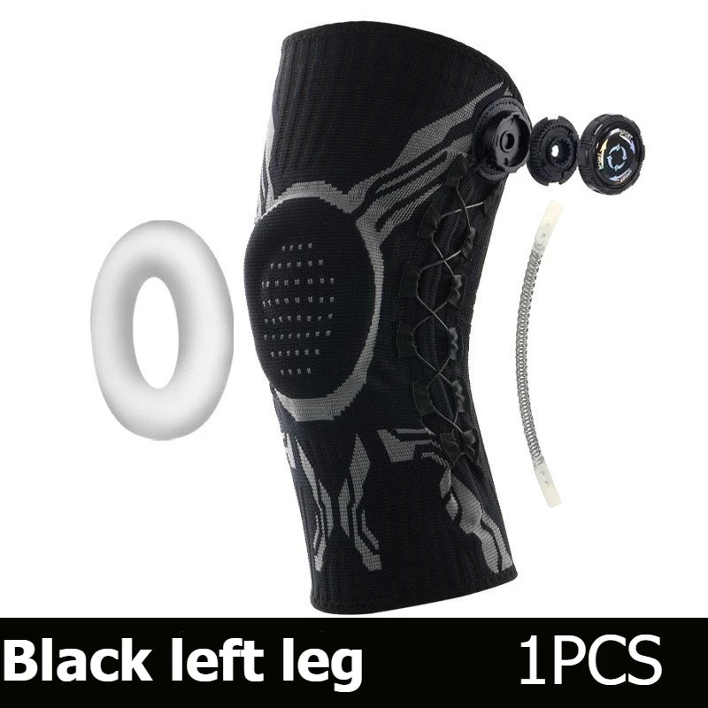 Adjustable Knob Knee Support Professional Sports Knee Brace for Basketball Football Running Badminton Fitness