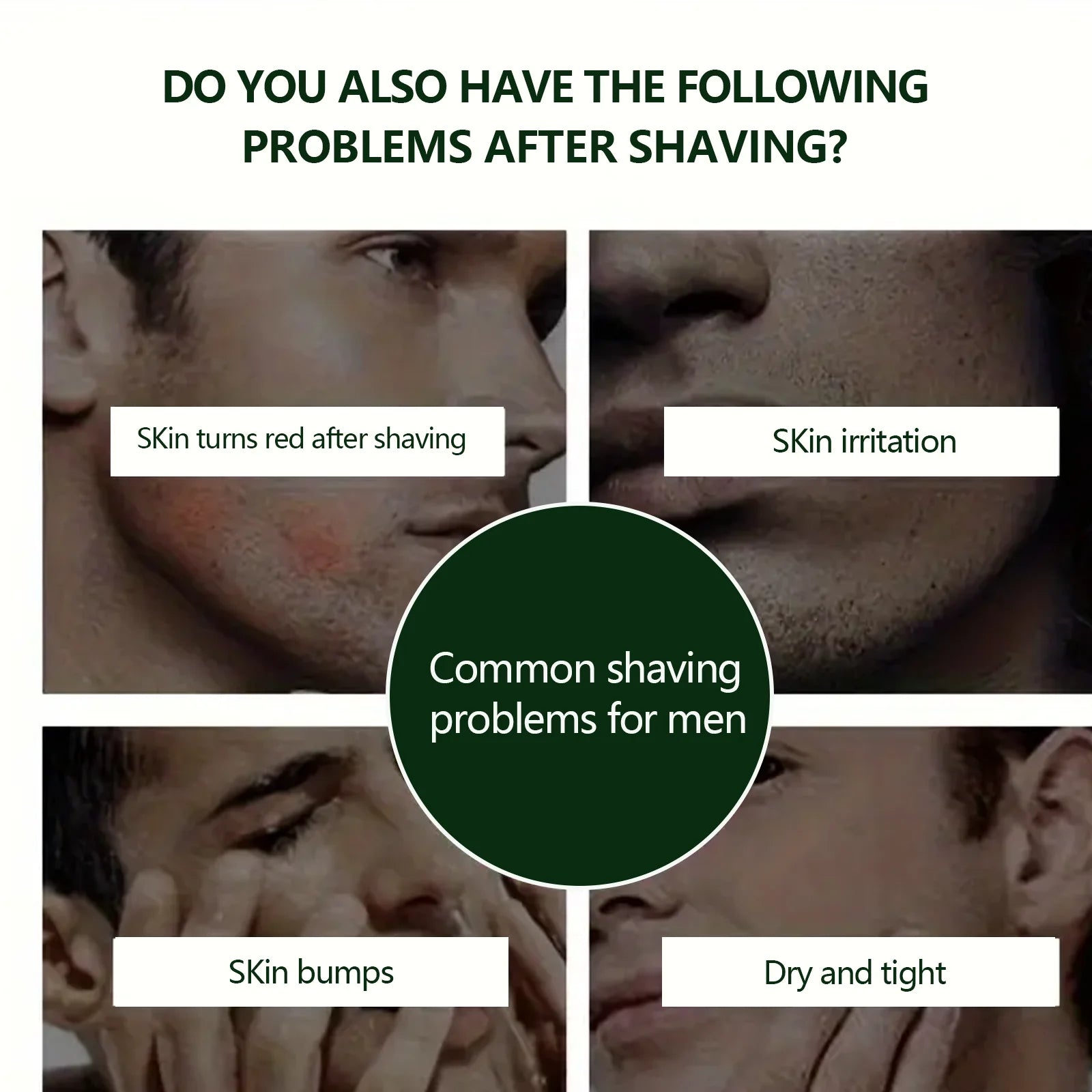 After shaving repair lotion prevent ingrown hair treatment smooth body skin reduce dark spots redness eliminate acne essence