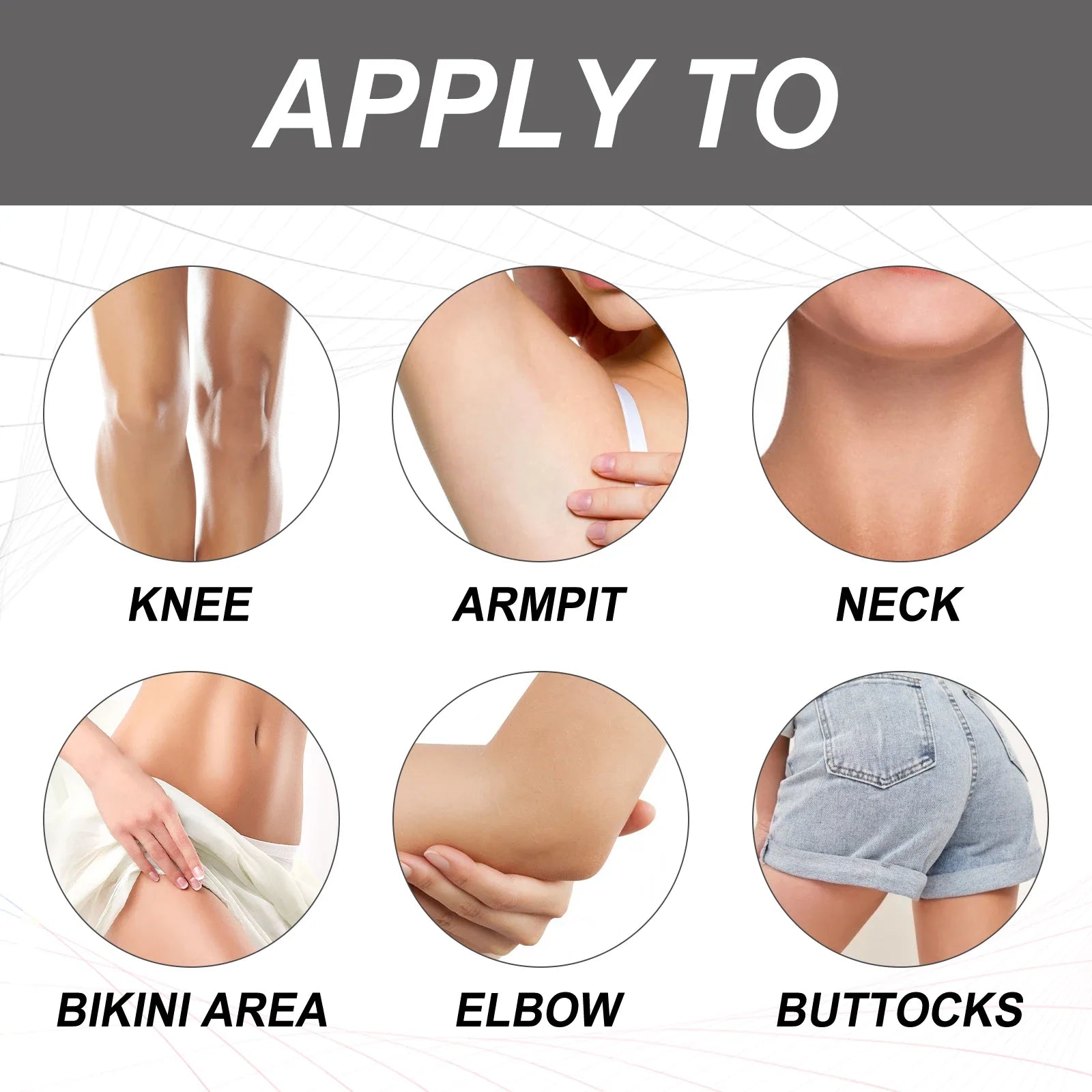 Whitening Body Cream Moisturizing Reduce Dullness Remove Dark Spot Smoothing Softening Body Cream for Joint Armpit Knee
