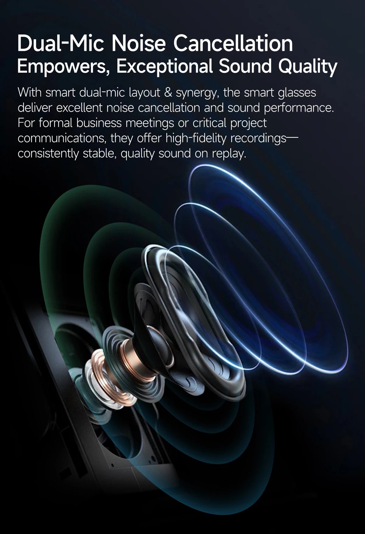 New HOT Business Smart Glasses Men 800W 4K HD Camera 1080P Shooting Action Capture AI Chat Call Waterproof Windproof Sunglasses