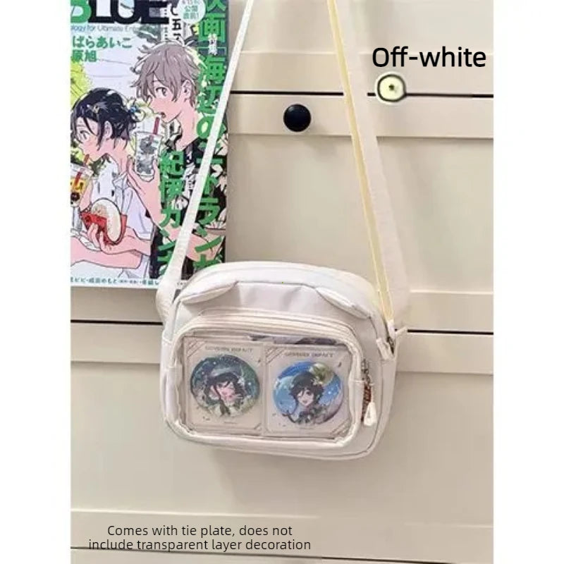 Y2K Fashion Transparent Ita Bag Backpack Style