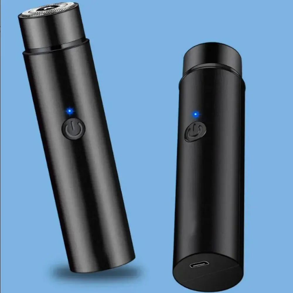 Mini Electric Shaver Portable Razors Leg Underarm Body Epilator Hair Beard Trimmer Travel Rotary Hair Remover