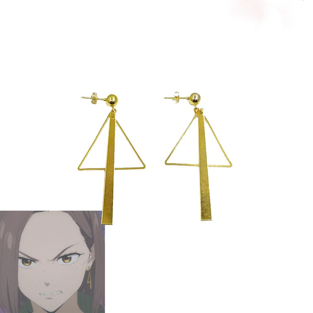 Anime WIND BREAKER Hayato Suo Earrings Unisex Tassels Pendant Ear Clip Novelty Prop Role Party Fashion Jewerly