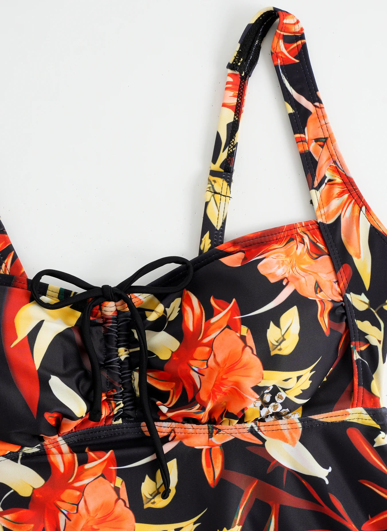 Tankini Set 2026 Two Pieces Swimsuit Women Beach Dress Printed Swimwear Female Bathers Bathing Swimming Swim Suit Beachwear XXL