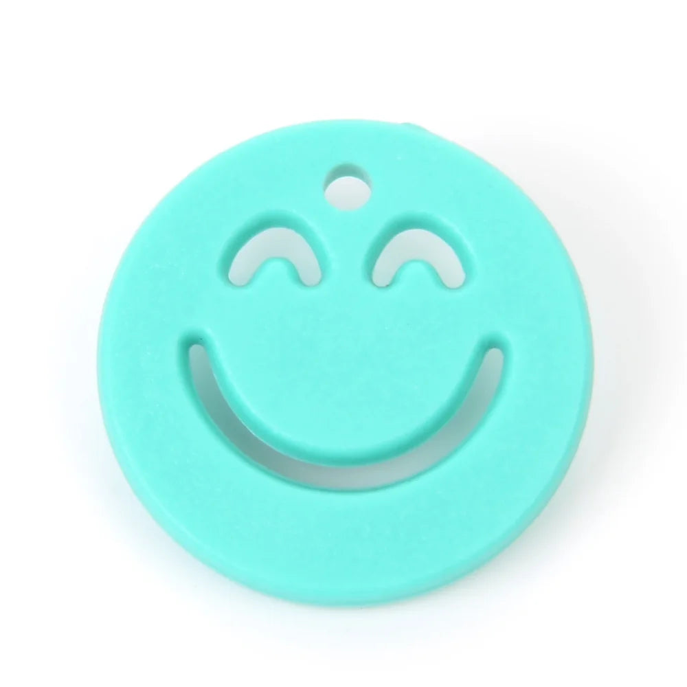 20pcs Acrylic Colorful Smile Pendants Accessories Charms Beads for Jewelry Making DIY Earrings Bracelets Necklaces Finding 20mm