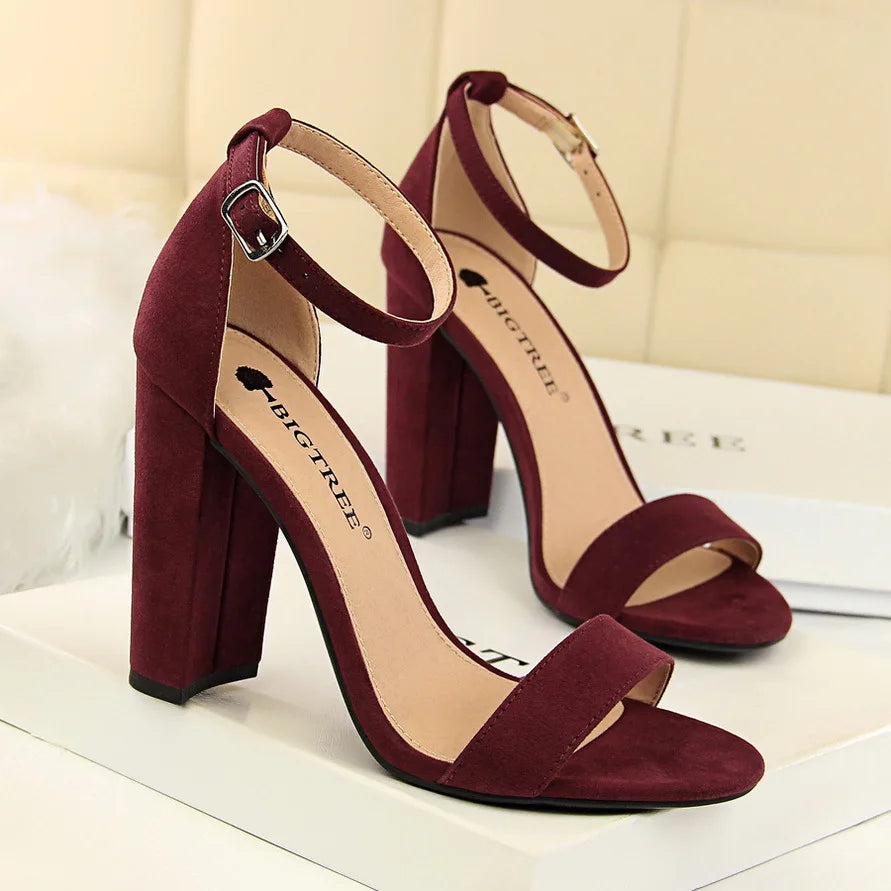 Summer Women’s Gladiator Block Heel Sandals