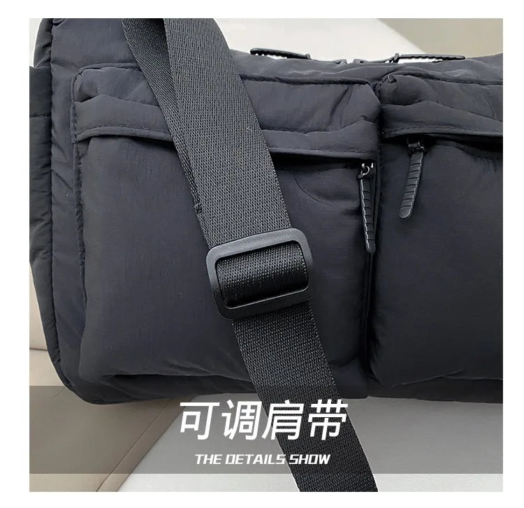 Spring and summer canvas bag women's new hot selling women's bag Youjia high-end sense one-shoulder crossbody bag light luxury n