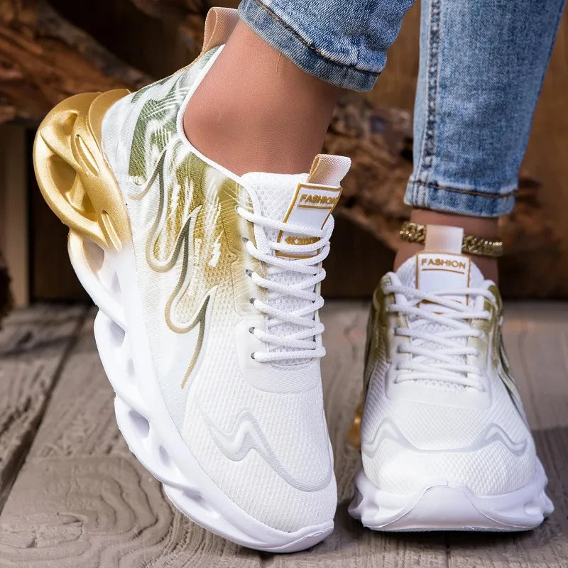 YRZL Running Shoes Men Women Sneakers Casual Sports Shoes Breathable Comfortable Tennis Shoes Woman Sneakers Size 36-45
