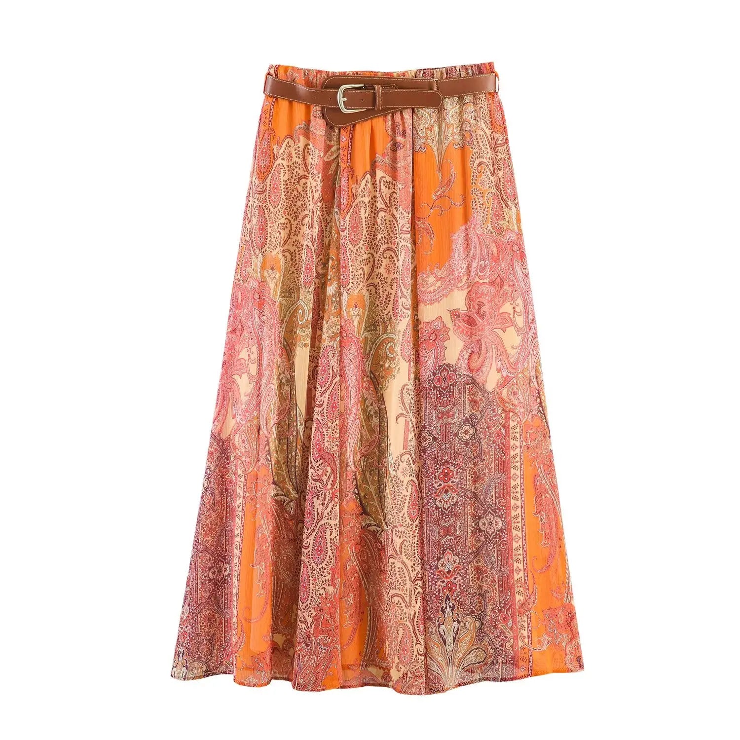 New Women's Skirts Summer 2026 New Fashion Print Unique Party Elegant Women's High Waist Skirts Summer Travel Chic Youth Skirts