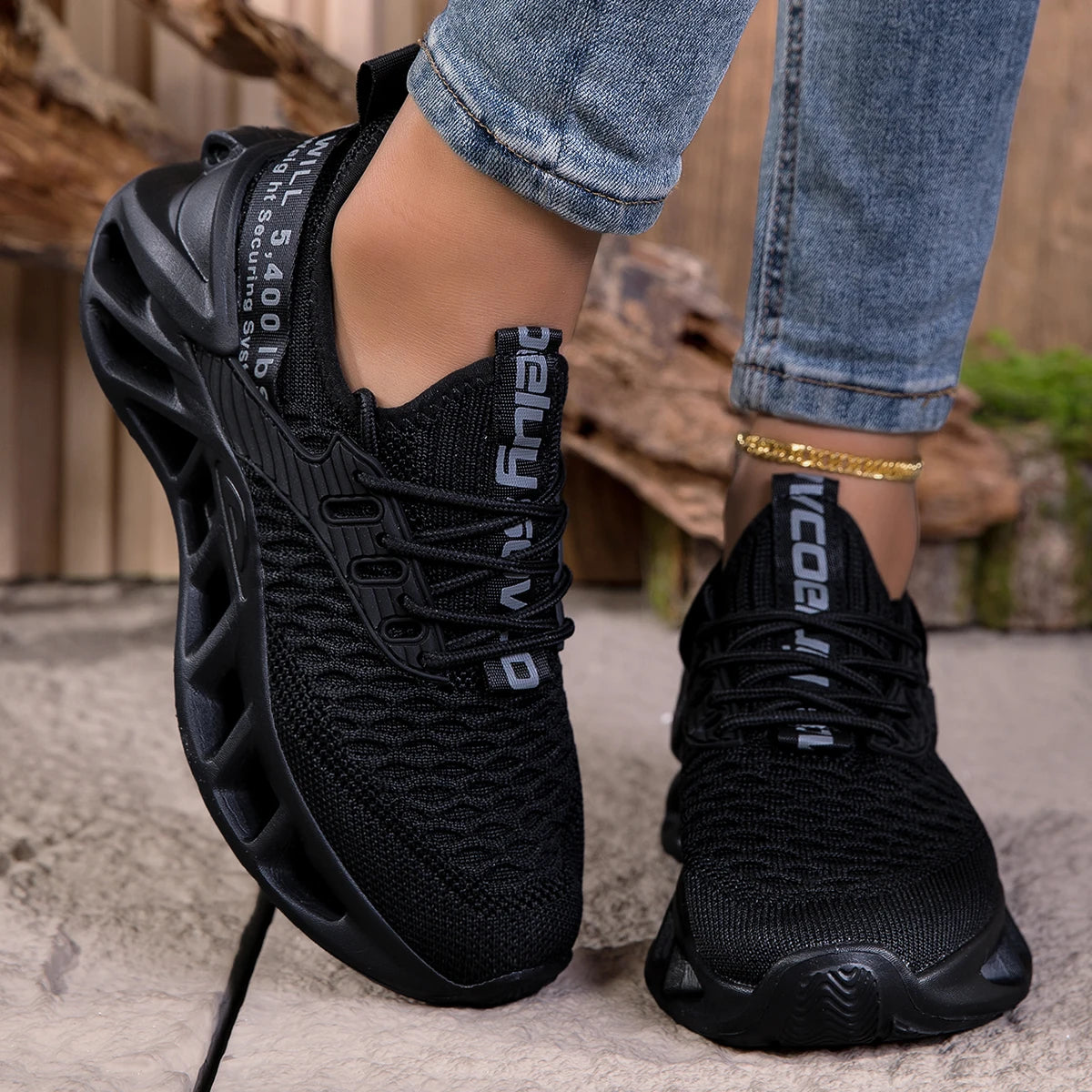 YRZL Running Shoes Men Women Sneakers Casual Sports Shoes Breathable Comfortable Tennis Shoes Woman Sneakers Size 36-45