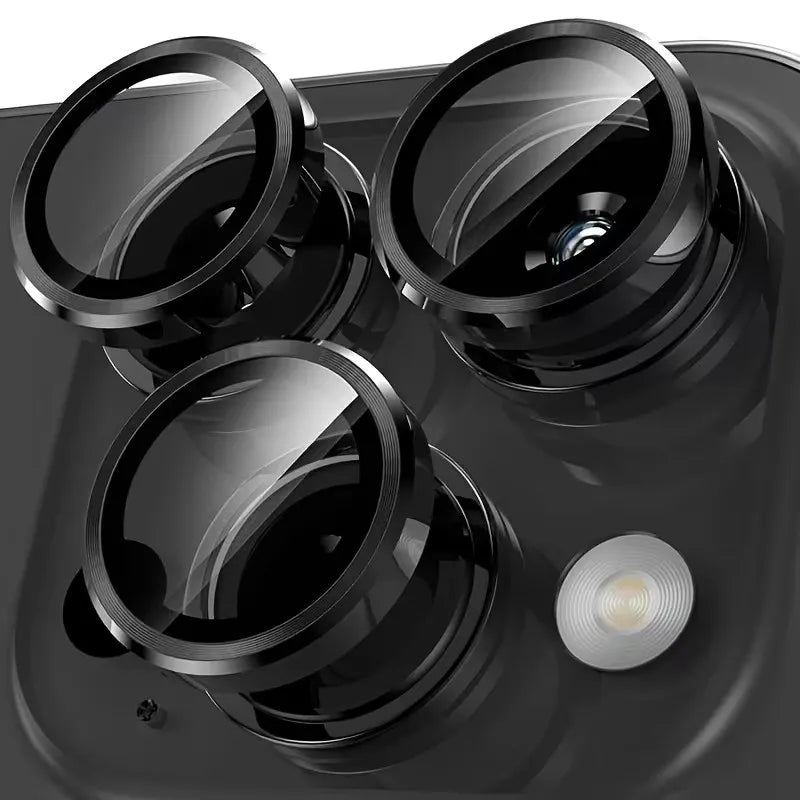 Tempered Glass Camera Lens Protector for iPhone 11/12/13/14/15/16 Pro Max Mini Plus Full Coverage Lens Protection 17 Air 16e 17e