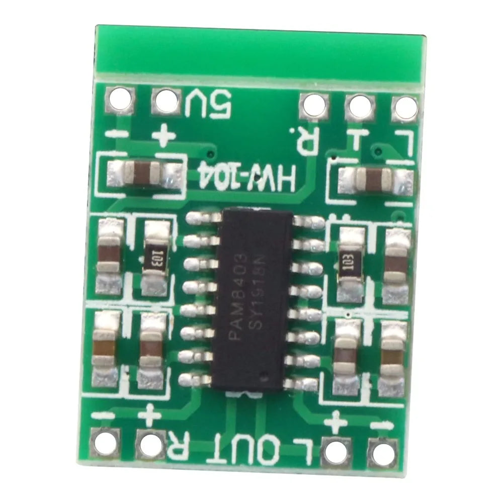 5-20Pcs PAM8403 Mini Power Amplifier Board 2-Channels Stereo Audio Amplifier Module for Arduino 2.5V-5.5V 2*3W USB Power Supply