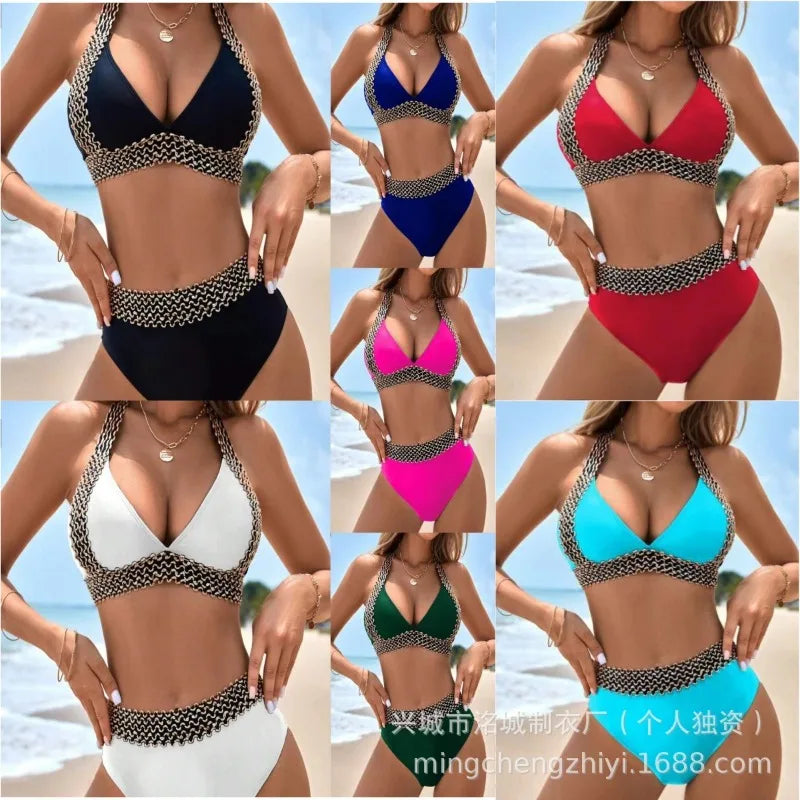 Women Swimsuit Summer 2026 Sexy Swimsuit for Ladies High-waisted Bikini for Women Bathing Suit Beach Swimwear Clothes