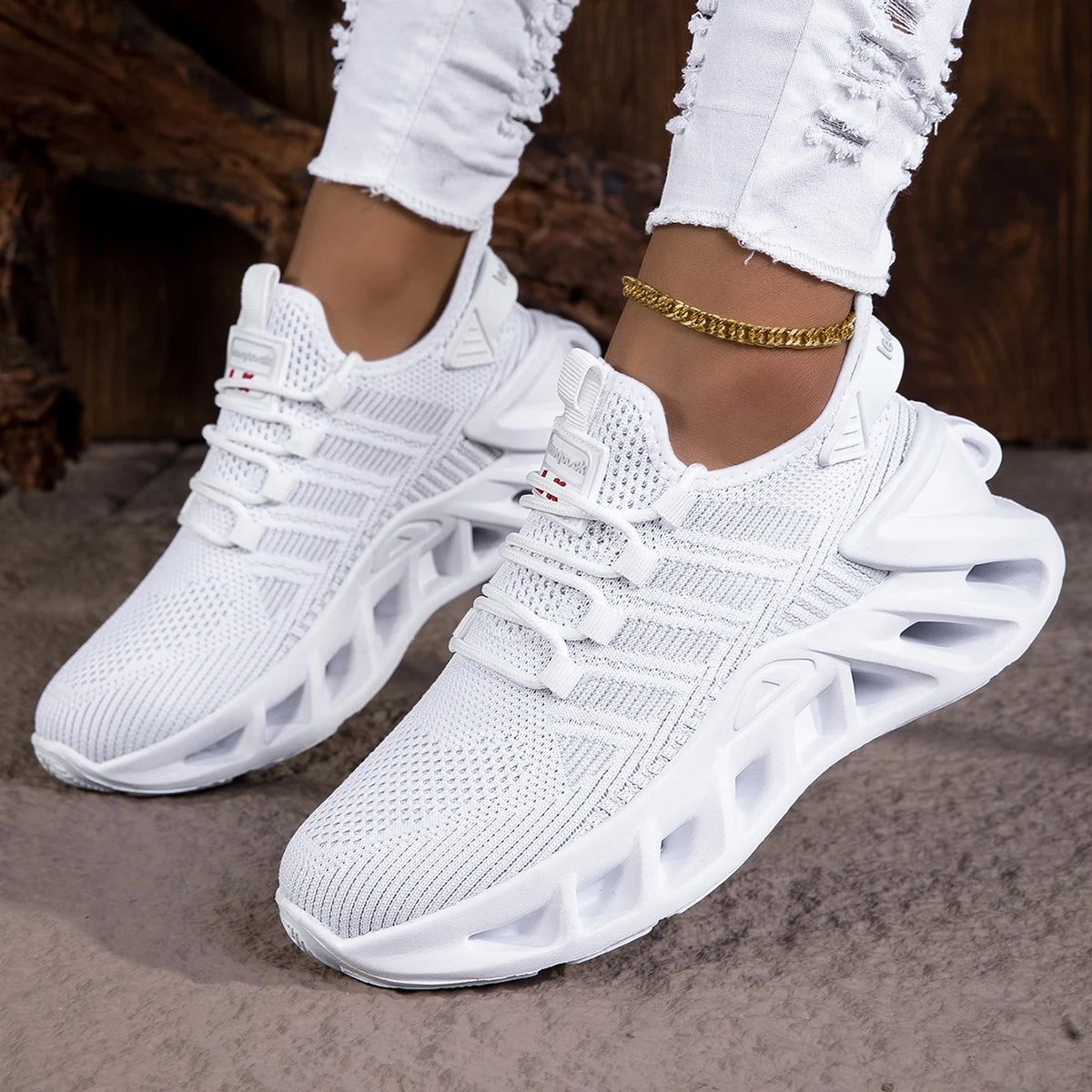 YRZL Running Shoes Men Women Sneakers Casual Sports Shoes Breathable Comfortable Tennis Shoes Woman Sneakers Size 36-45