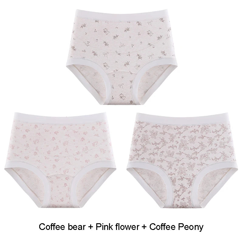 Postpartum Panties Breathable Women's Cotton Briefs Cartoon Intimate Clothes for Women Maternity Underwear Pregnant Panty Gifts