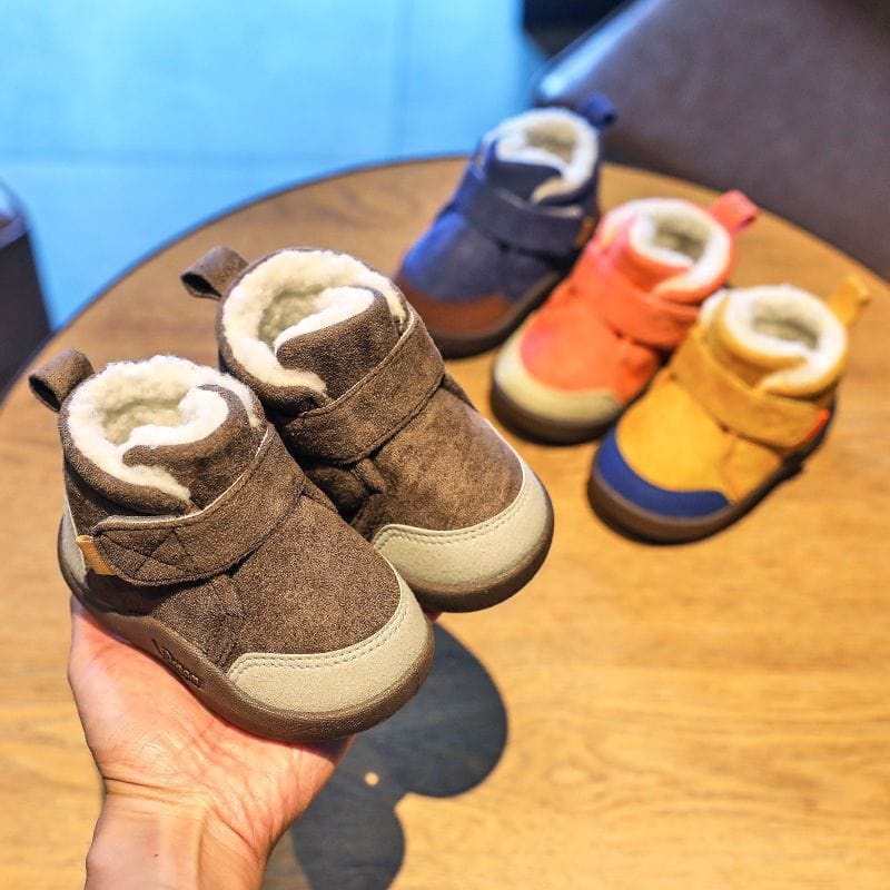 Honyjou™ Infant Winter Boots – Plush and Soft Sole Baby Snow Shoes