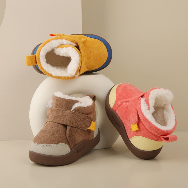 Honyjou™ Infant Winter Boots – Plush and Soft Sole Baby Snow Shoes