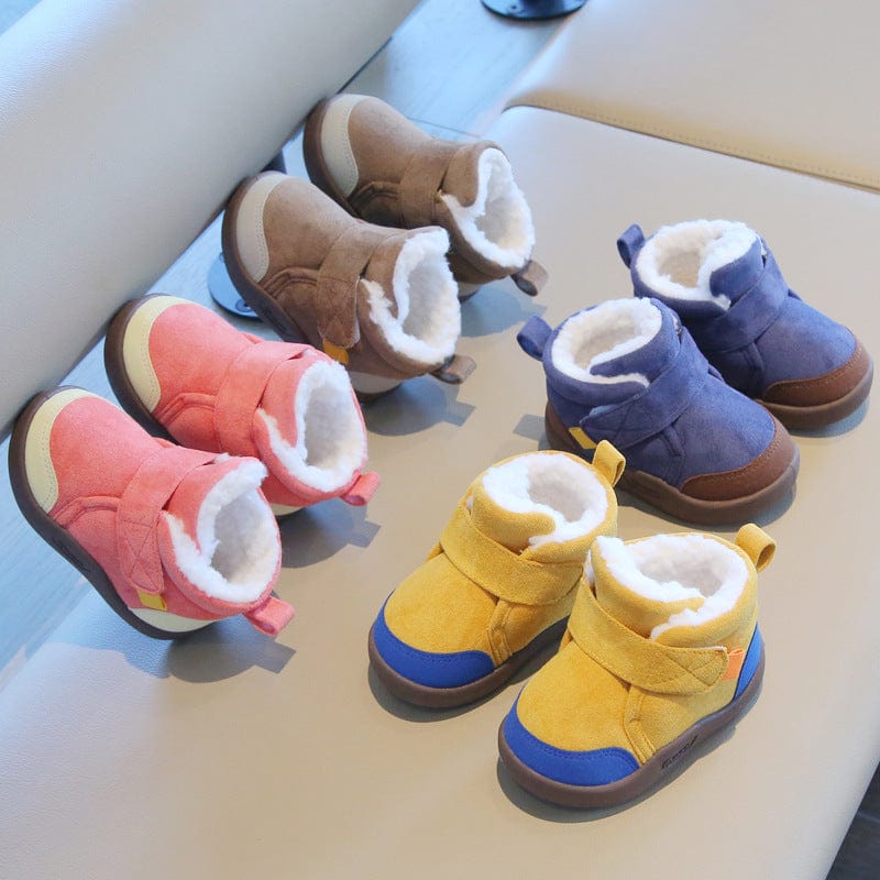 Honyjou™ Infant Winter Boots – Plush and Soft Sole Baby Snow Shoes