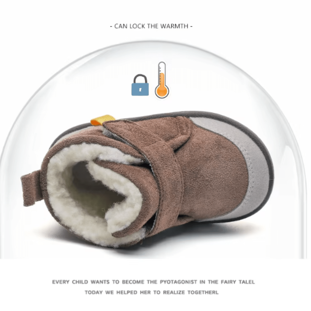 Honyjou™ Infant Winter Boots – Plush and Soft Sole Baby Snow Shoes