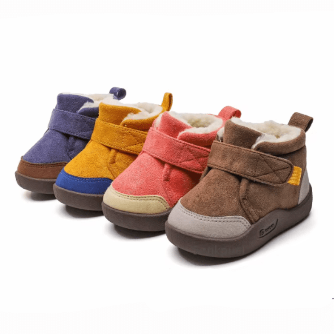 Honyjou™ Infant Winter Boots – Plush and Soft Sole Baby Snow Shoes