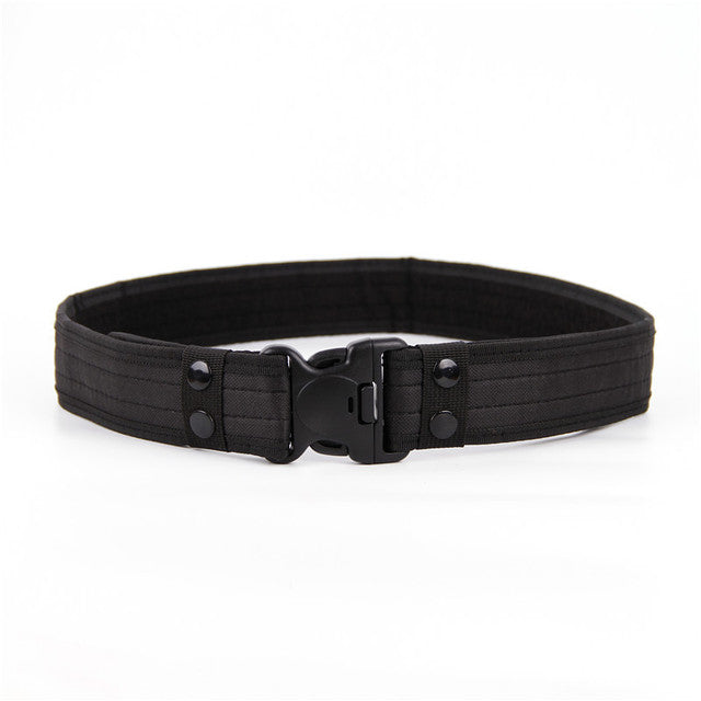 Quickfit Tactical Canvas Belt for Men in Army Style, featuring durable design and adjustable buckle for military-inspired wear.
